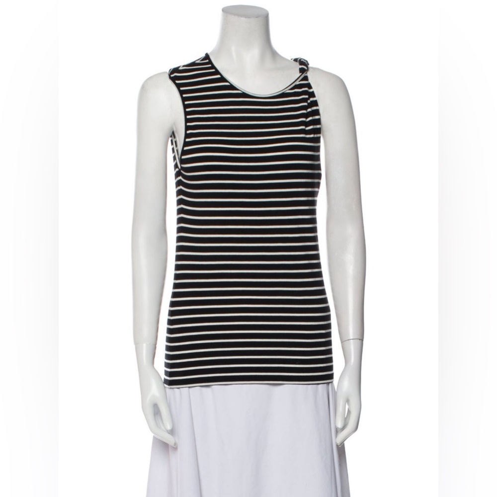 FRAME Striped Sleeveless Top Size Large